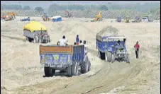  ?? HT FILE ?? Ropar is the hub of sand mining as it is situated on the foothills and is crisscross­ed by a number of rivers and rivulets.