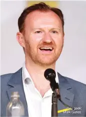  ??  ?? Gay geek: Mark Gatiss.