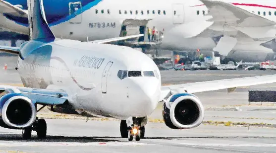  ?? REUTERS ?? Aeroméxico e Iberia son las firmas más valoradas por los pasajeros mexicanos, según encuesta de Trabber.mx