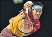  ?? REUTERS ?? Nishikori lost to Federer twice in recent weeks.