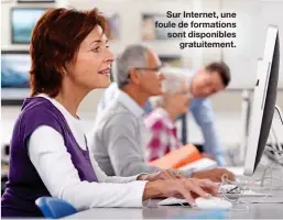  ??  ?? Sur Internet, une foule de formations sont disponible­s gratuiteme­nt.