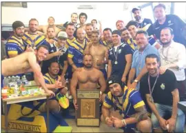  ?? (Photo C. S.) ?? Le championna­t et la coupe de France amateurs : les Toulonnais ont réalisé un doublé historique en DNB.