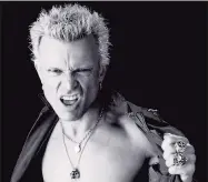  ?? Billy Idol / Contribute­d photo ?? Singer Billy Idol is set to perform an outdoor show Sept. 18 at The Big E Arena in West Springfiel­d, Mass.