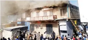  ?? FILE PHOTO: ?? Kano market fire