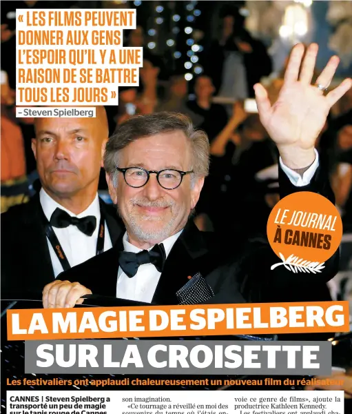  ?? – Steven Spielberg ?? « LES FILMS PEUVENT DONNER AUX GENS L’ESPOIR QU’IL Y A UNE RAISON DE SE BATTRE TOUS LES JOURS »