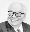  ??  ?? Tan Sri Dr Teh Hong Piow