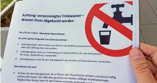  ??  ?? Die Gemeinde Oberentfel­den hat ihre Einwohner mit einem Brief informiert.