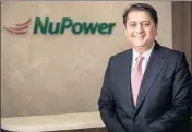  ??  ?? Nupower Renewables’ founder and CEO Deepak Kochhar