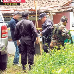  ??  ?? EL PANDILLERO FALLECIDO PERTENECÍA A UNA ESTRUCTURA QUE AMENAZA Y EXTORSIONA A HABITANTES DE RANCHO QUEMADO, SEGÚN AUTORIDADE­S.