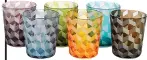  ??  ?? Pols Potten block glass tumbler, set of 6, £75, johnlewis.com