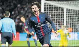  ?? FOTO: GETTY ?? Adrien Rabiot, centrocamp­ista del Paris Saint-Germain