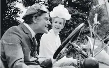  ?? TRIBUNE NEWS SERVICE ?? Dick Van Dyke and Sally Ann Howes on the set of Chitty Chitty Bang Bang in 1967.