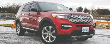  ?? JONATHAN YARKONY ?? The redesigned Ford Explorer bounced back from a poor sales start with a rapid sales recovery in early 2020.