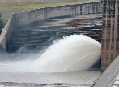  ?? ?? The Vaal Dam was at 90% capacity yesterday afternoon after the heavy rains of the past days.