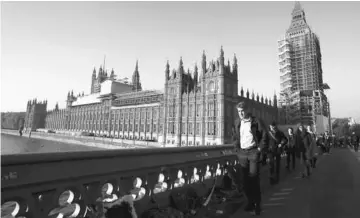  ??  ?? The Houses of Parlaiment are seen in central London. — AFP photo