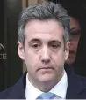  ?? Reuters ?? Michael Cohen