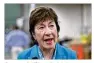  ?? ROBERT F. BUKATY / AP ?? Susan Collins, R-Maine, said she finds it “very difficult” to envision backing the bill repealing the ACA.