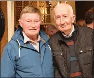  ??  ?? Donie Coffey and Michael Tangney