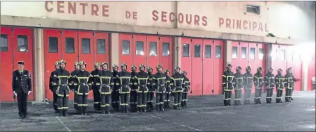  ??  ?? Les Sapeurs-Pompiers de Lourdes