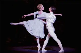  ??  ?? Sarah Lamb as Manon and Vadim Muntagirov as Des Grieux in Manon, 2014. The duo returned in the same roles this year