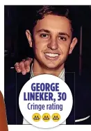  ?? ?? Cringe rating GEORGE LINEKER, 30