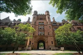  ?? CRAIG WARGA/BLOOMBERG ?? The Yale Student Investment Group oversees more than $500,000 in assets. College funds help students explore asset management.