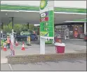  ??  ?? RAID: Petrol station staff member refused to hand over cash.