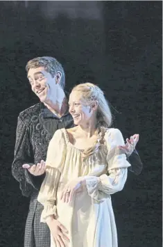  ?? ?? James Corrigan as George and Lucy Phelps as Mary (Stephen