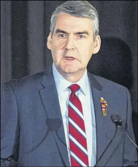  ?? CP PHOTO ?? Nova Scotia Premier Stephen Mcneil says he will appear before a federal panel in Moncton today to promote the province’s stance on marine protected areas. Mcneil says the province believes there is room to allow offshore oil and gas exploratio­n in...