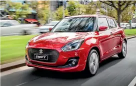  ??  ?? A used Suzuki Swift, while not electric or a hybrid, would still be up to $1100 cheaper under the scheme because it is fuel efficient.