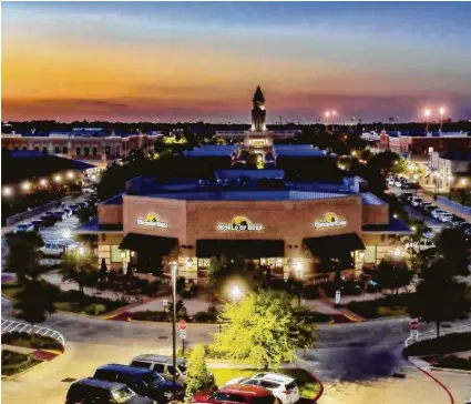  ?? Evergreen Commercial Realty ?? LaCenterra at Cinco Ranch, a 409,480-square-foot mixed-use center at the Grand Parkway in Katy has tenants including Ambriza Social Mexican Kitchen and Dish Society restaurant.