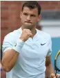  ??  ?? GRIGOR DIMITROV: Ace finish