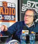  ?? BEARS ?? At Metro Networks, then-sports director Jeff Joniak (above) gave Andy Masur his start in sports by assigning him weekends on WMAQ.