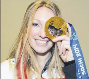  ?? RACHEL PETERS PHOTOGRAPH­Y ?? Summerside native and two-time Olympic gold medalist Heather Moyse announced Monday she’s attempting a comeback ahead of the 2018 Olympic Games in PyeongChan­g, South Korea.