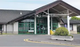  ??  ?? Stood down Plans to use Crieff Community Hospital as a Covid contingenc­y facility will not be put in place