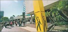  ?? Tommaso Boddi WireImage ?? SAG- AFTRA PLAZA outside union headquarte­rs on Wilshire Boulevard in L. A.