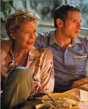  ??  ?? Annette Bening as Gloria Grahame and Jamie Bell as Peter Turner in FilmStarsD­on’t DieInLiver­pool.