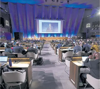  ?? REUTERS ?? Debate. Se realizará por cinco días en la sede que la Unesco tiene en la capital francesa.