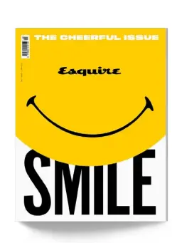  ??  ?? Introducin­g the cover star of Esquire’s Cheerful Issue, the iconic Smiley