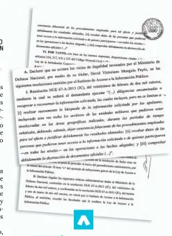  ??  ?? RESOLUCIÓN. LA SALA DE LO CONTENCIOS­O DETERMINÓ QUE NO EXISTEN LOS VICIOS DE ILEGALIDAD SEÑALADOS POR PAYÉS, EN RESOLUCIÓN DEL IAIP.