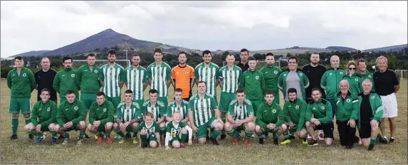  ??  ?? Enniskerry YC, who lost out to Ardmore Rovers in the Gaelic Plant Hire Cup final in Berryfield. Photos: Barbara Flynn