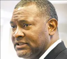  ?? Darrell Sapp/Post-Gazette ?? Pittsburgh Public Schools chief Anthony Hamlet and new deputy superinten­dent Anthony Anderson worked as principals of academical­ly struggling schools in Florida.