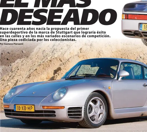  ??  ?? El 959 fue el primer Porsche de calle con motor bóxer en tener refrigerac­ión por agua. Su propulsor generaba tanto calor que era imposible usar un sistema de refrigerac­ión por aire sin compromete­r la fiabilidad.