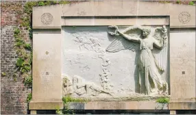  ??  ?? Memorial plaque on the town wall of Le Quesnoy, France, depicting the New Zealand action on 4 November 1918, which freed the town from German occupation.