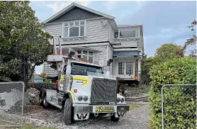  ?? ?? Janene and Warren Kershaw relocated a three-bedroom home to Waianakaru­a, Oamaru, where they run a holiday park.
New Zealand Building Removals say they can move any house ‘‘of any size’’.