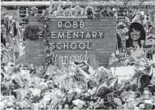  ?? William Luther/Staff file photo ?? A review of the response to the Robb Elementary massacre in Uvalde asks whether lives could have been saved by faster action.