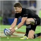  ??  ?? Beauden Barrett tends to concentrat­e his misses into one or two matches.