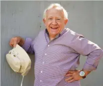  ?? AP PHOTO, DAMIAN DOVARGANES ?? Actor Leslie Jordan poses for a portrait at Pan Pacific Park in the Fairfax district of Los Angeles in 2021 to promote his book, “How Y’all Doing?: Misadventu­res and Mischief from a Life Well Lived.”