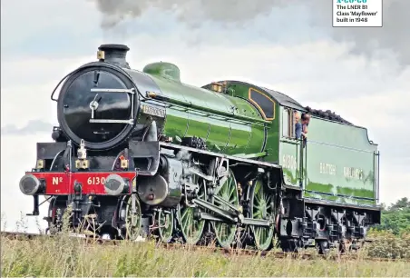  ??  ?? LOCO A-GO-GO
The LNER B1 Class ‘Mayflower’ built in 1948