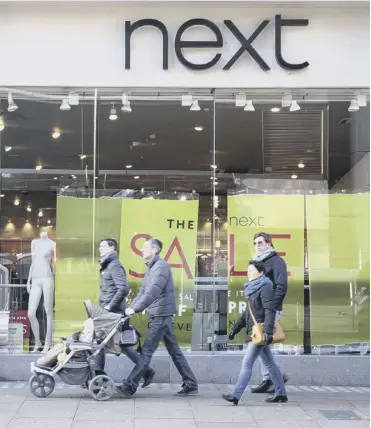  ?? PICTURE: PA ?? 0 Next raised its profit forecast as a result of the better-than-expected performanc­e